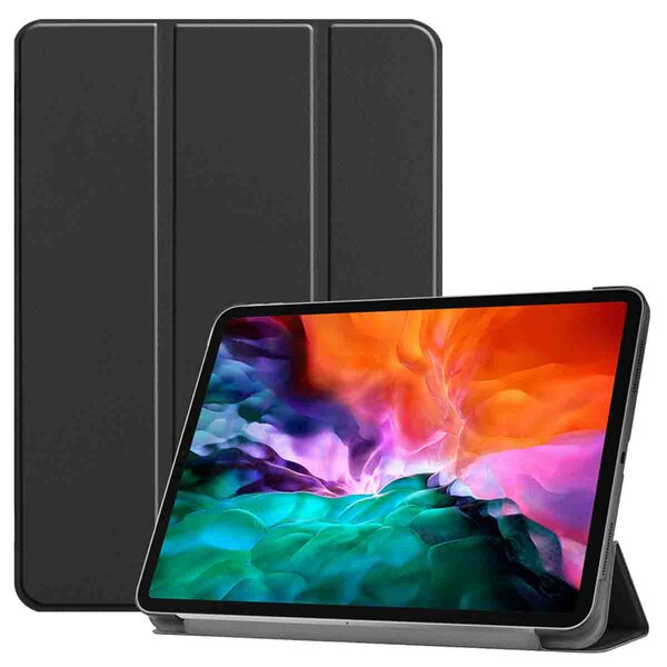 Accezz - Trifold Bookcase voor Apple iPad Pro 12.9 (2018/2020/2021/2022) - Black