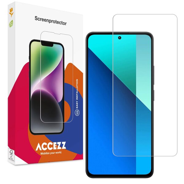 Accezz - Tempered Glass Screenprotector voor Xiaomi Redmi Note 13 (5G) - Transparent