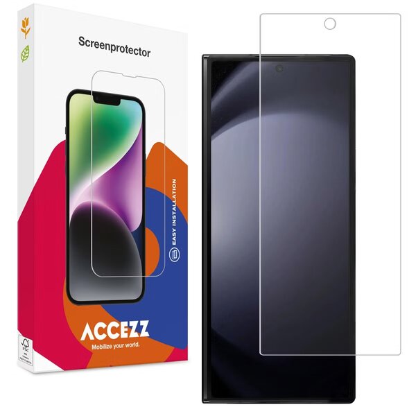 Accezz - Tempered Glass Screenprotector voor Samsung Galaxy Z Fold 6 - Transparent