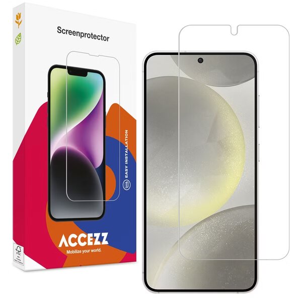 Accezz - Tempered Glass Screenprotector voor Samsung Galaxy S24 / S25 - Transparent