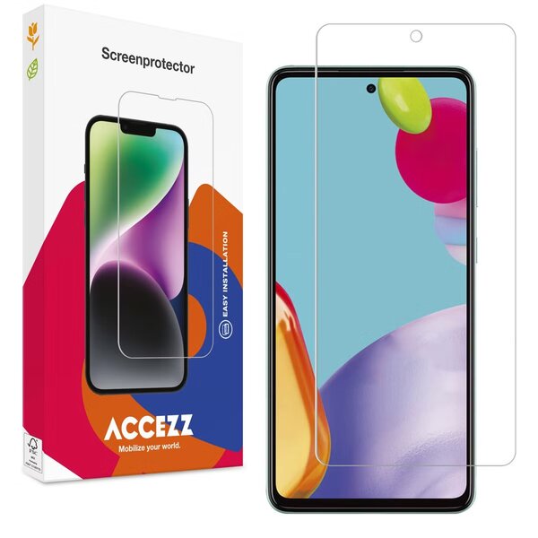 Accezz - Tempered Glass Screenprotector voor Samsung Galaxy A52(s) (5G/4G) / A53 - Transparent
