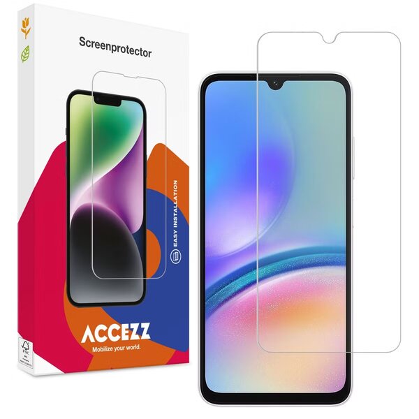 Accezz - Tempered Glass Screenprotector voor Samsung Galaxy A05s - Transparent
