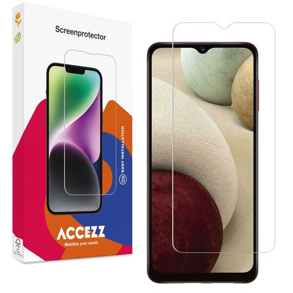 Accezz - Tempered Glass Screenprotector voor Samsung Galaxy A04(s) / A12 / A32 (5G) / A13 (5G/4G) - Transparent
