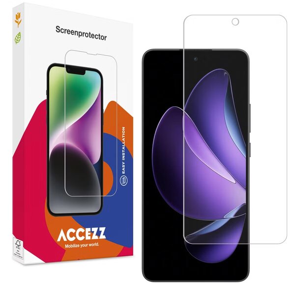 Accezz - Tempered Glass Screenprotector voor OPPO Reno 13 F - Transparent