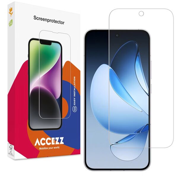 Accezz - Tempered Glass Screenprotector voor OPPO Reno 13 - Transparent