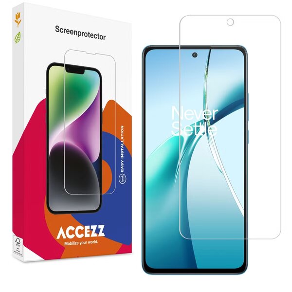 Accezz - Tempered Glass Screenprotector voor OnePlus Nord CE 4 Lite 5G - Transparent