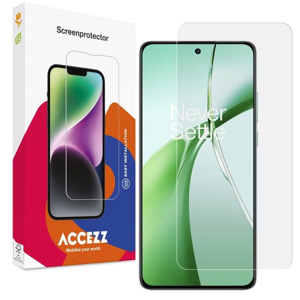 Accezz - Tempered Glass Screenprotector voor OnePlus Nord CE 4 - Transparent