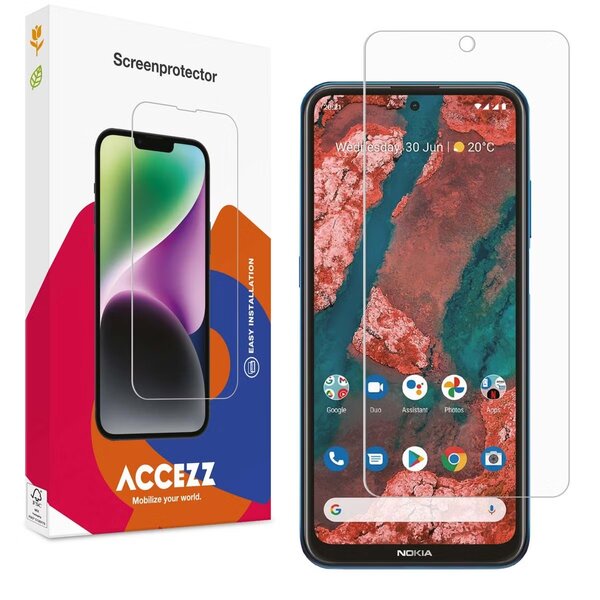 Accezz - Tempered Glass Screenprotector voor Nokia X10 / X20 - Transparent