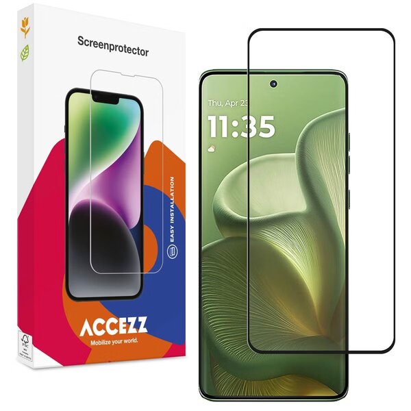 Accezz - Tempered Glass Screenprotector voor Motorola Edge 60 Pro - Transparent