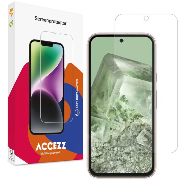 Accezz - Tempered Glass Screenprotector voor Google Pixel 8a - Transparent
