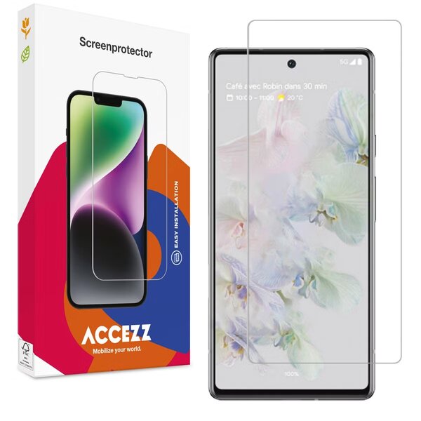 Accezz - Tempered Glass Screenprotector voor Google Pixel 7 - Transparent