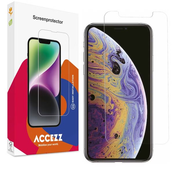 Accezz - Tempered Glass Screenprotector voor Apple iPhone 11 Pro Max / Xs Max - Transparent