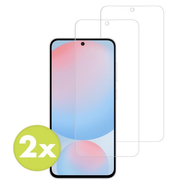 Accezz - Tempered Glass Screenprotector 2-pack voor Samsung Galaxy S25 FE - Transparent