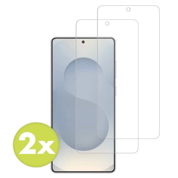 Accezz - Tempered Glass Screenprotector 2-pack voor Samsung Galaxy S25 Edge - Transparent
