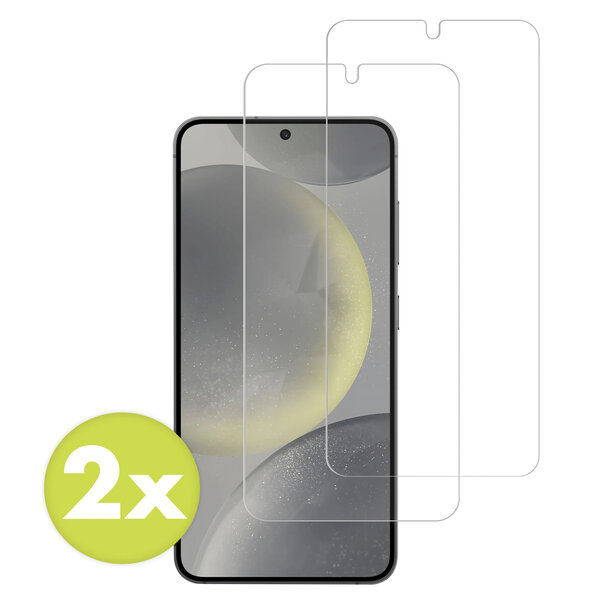 Accezz - Tempered Glass Screenprotector 2-pack voor Samsung Galaxy S24 / S25 - Transparent