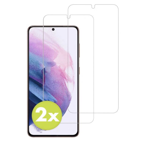 Accezz - Tempered Glass Screenprotector 2-pack voor Samsung Galaxy S22 Plus / S23 Plus - Transparent