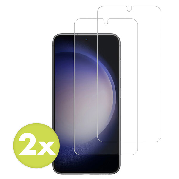 Accezz - Tempered Glass Screenprotector 2-pack voor Samsung Galaxy S22 / S23 - Transparent