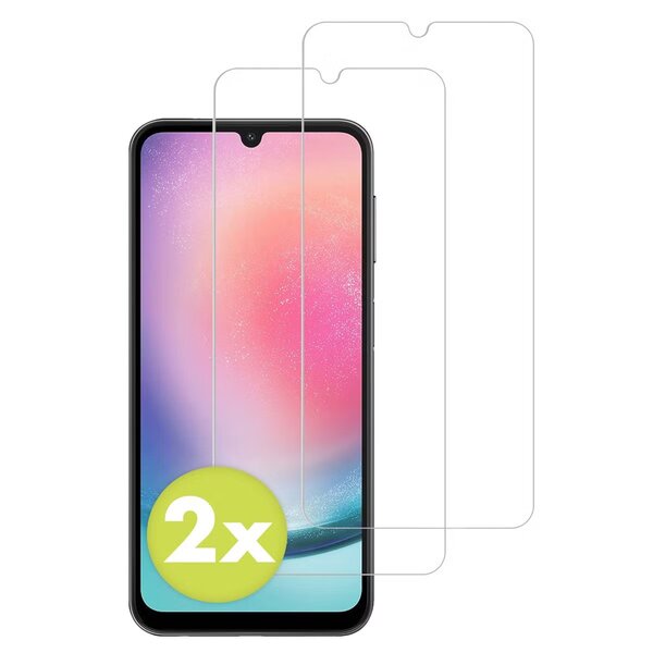 Accezz - Tempered Glass Screenprotector 2-pack voor Samsung Galaxy A25 (5G) - Transparent