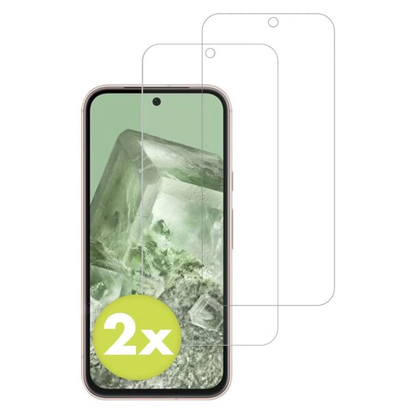 Accezz - Tempered Glass Screenprotector 2-pack voor Google Pixel 8a - Transparent