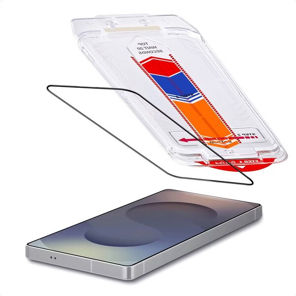 Accezz - Tempered Glass Screenprotector + Applicator voor Samsung Galaxy S25 Ultra - Transparent