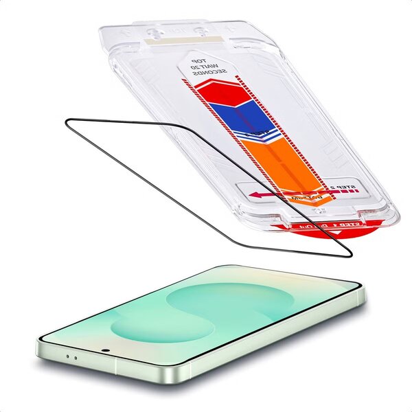 Accezz - Tempered Glass Screenprotector + Applicator voor Samsung Galaxy S24 Plus / S25 Plus - Transparent