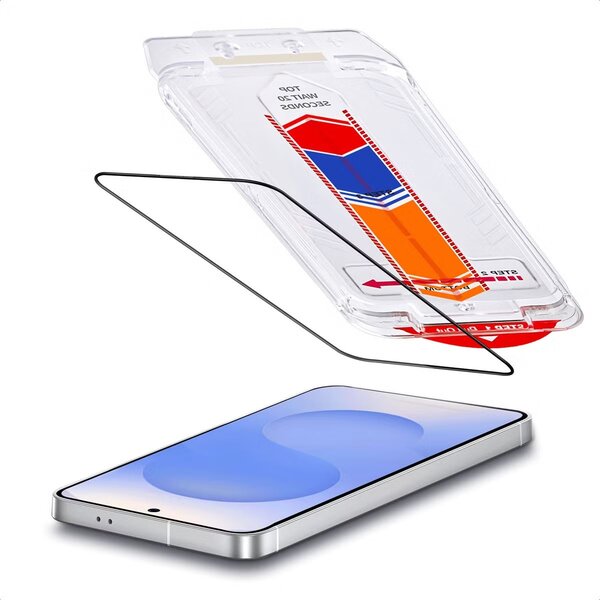 Accezz - Tempered Glass Screenprotector + Applicator voor Samsung Galaxy S24 / S25 - Transparent