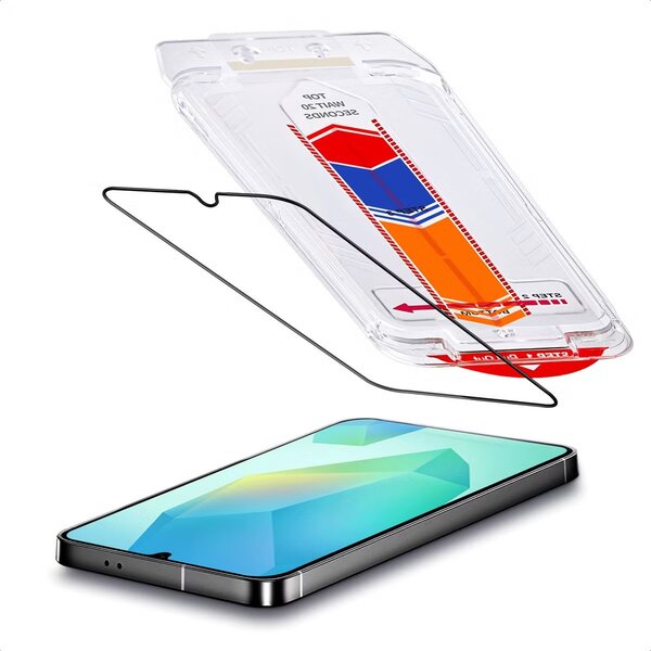 Accezz - Tempered Glass Screenprotector + Applicator voor Samsung Galaxy A16 (4G/5G) / A17 (5G) - Transparent
