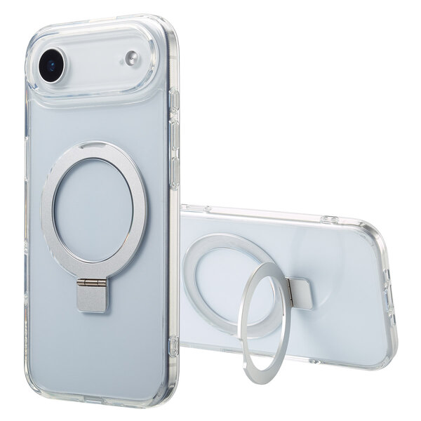Accezz - Ring Stand Backcover met MagSafe voor Apple iPhone Air - Transparent