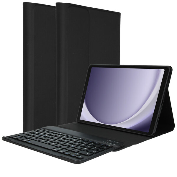 Accezz - QWERTY Bluetooth Keyboard Bookcase voor Samsung Galaxy Tab A9 8.7 inch - Black