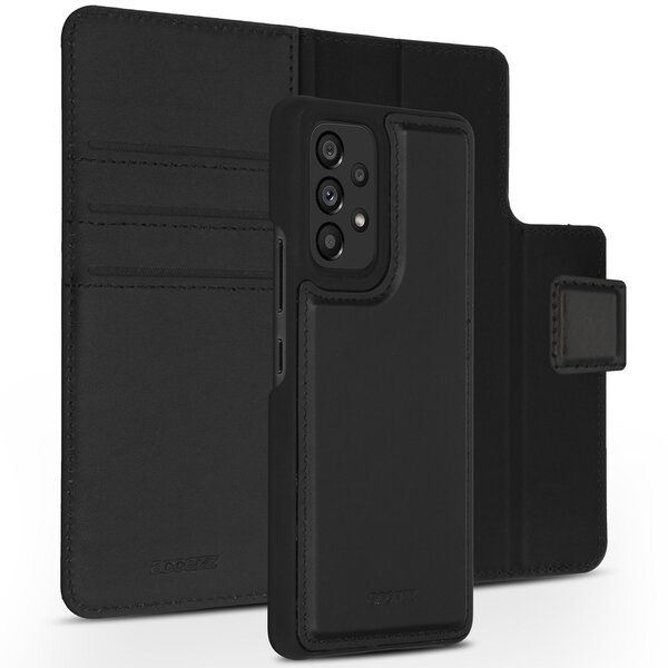 Accezz - Premium Leather 2 in 1 Wallet Bookcase voor Samsung Galaxy A53 - Black