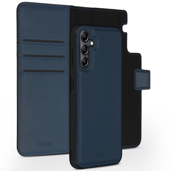 Accezz - Premium Leather 2 in 1 Wallet Bookcase voor Samsung Galaxy A14 (5G/4G) - Dark Blue