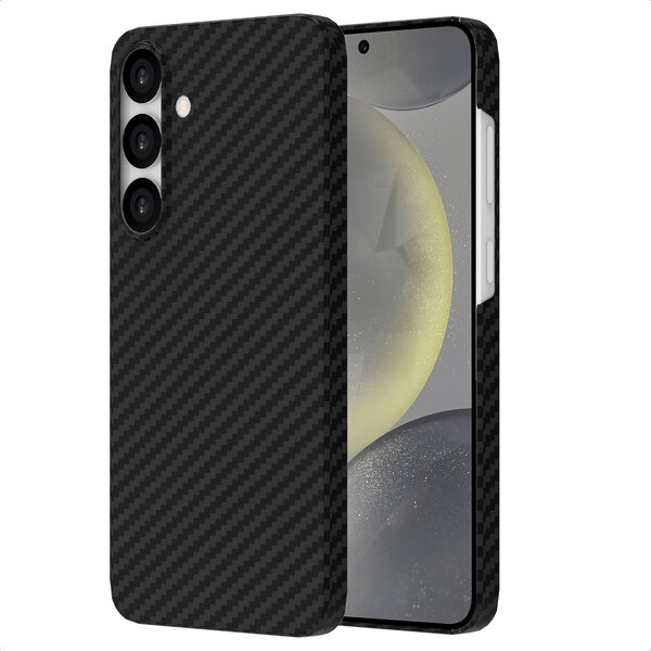 Accezz - MagSafe Kevlar Backcover voor Samsung Galaxy S24 Plus - Black