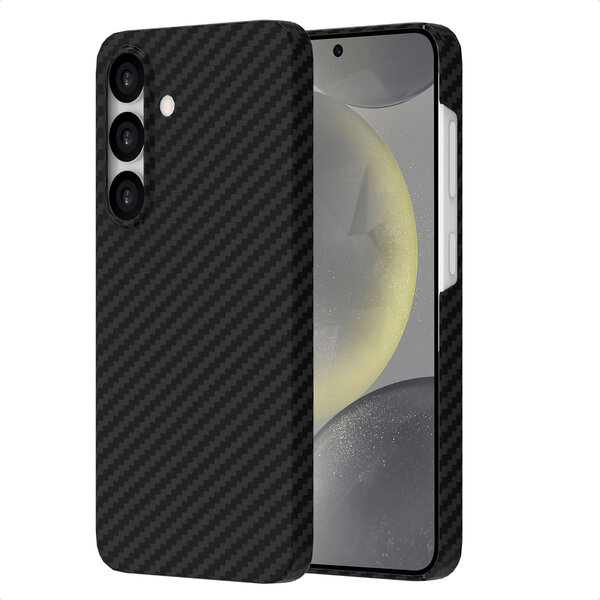 Accezz - MagSafe Kevlar Backcover voor Samsung Galaxy S24 - Black