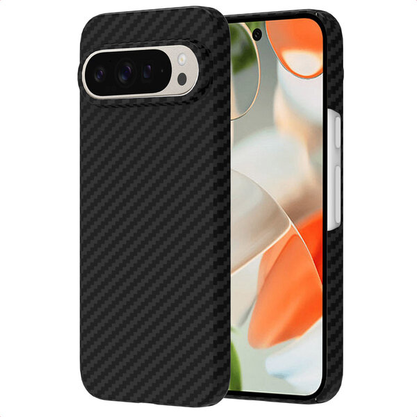 Accezz - MagSafe Kevlar Backcover voor Google Pixel 9 / 9 Pro - Black