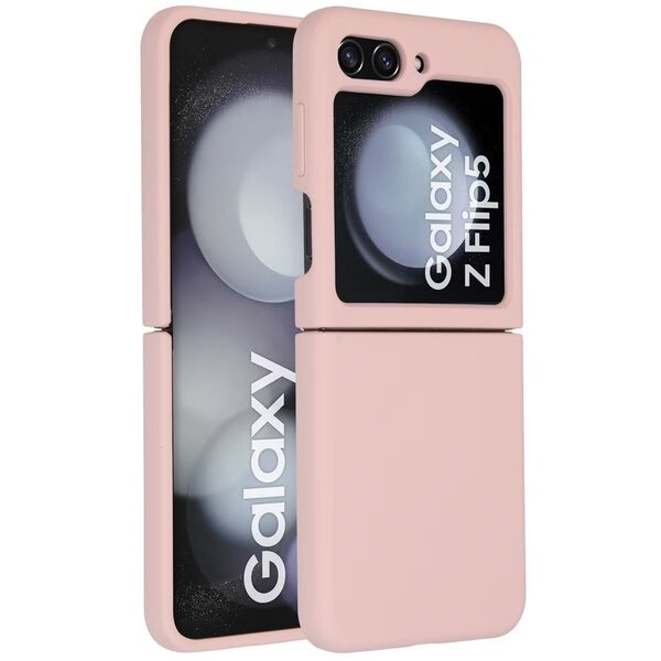 Accezz - Liquid Silicone Backcover voor Samsung Galaxy Z Flip 5 - Pink