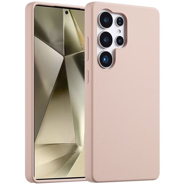Accezz - Liquid Silicone Backcover for Samsung Galaxy S25 Ultra - Pink