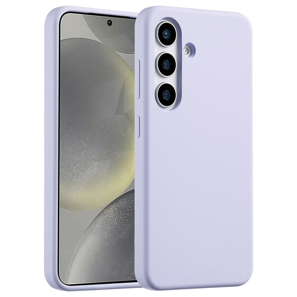 Accezz - Liquid Silicone Backcover voor Samsung Galaxy S25 - Purple