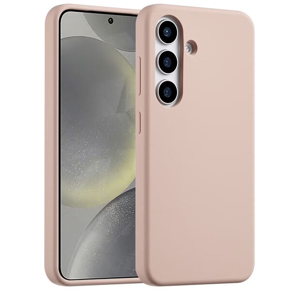 Accezz - Liquid Silicone Backcover voor Samsung Galaxy S25 - Pink