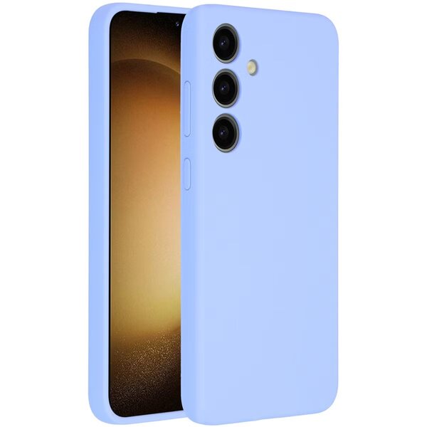 Accezz - Liquid Silicone Backcover voor Samsung Galaxy S24 Plus - Purple