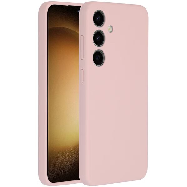 Accezz - Liquid Silicone Backcover voor Samsung Galaxy S24 Plus - Pink
