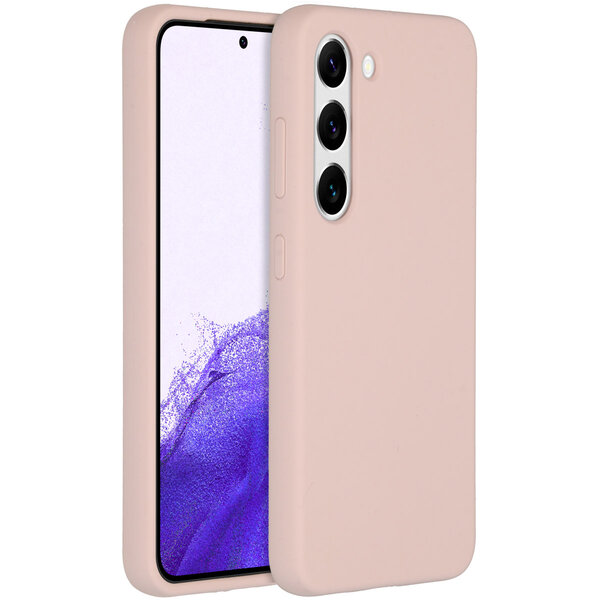 Accezz - Liquid Silicone Backcover voor Samsung Galaxy S23 - Pink