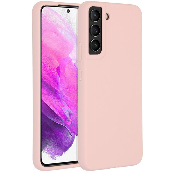 Accezz - Liquid Silicone Backcover for Samsung Galaxy S22 Plus - Pink