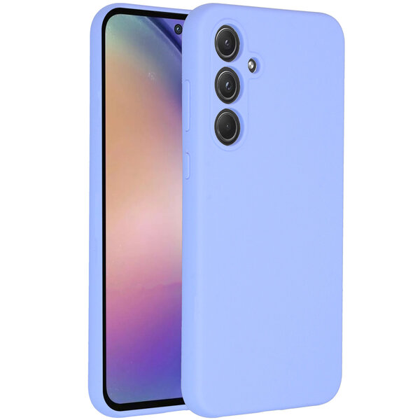 Accezz - Liquid Silicone Backcover voor Samsung Galaxy A55 - Purple