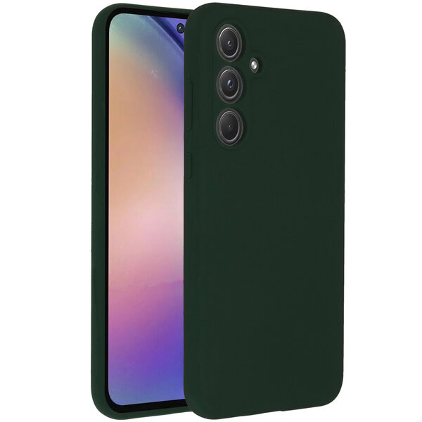 Accezz - Liquid Silicone Backcover voor Samsung Galaxy A55 - Forest Green