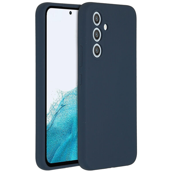 Accezz - Liquid Silicone Backcover for Samsung Galaxy A54 (5G) - Dark Blue