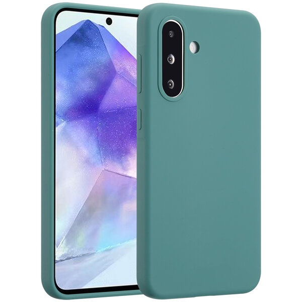 Accezz - Liquid Silicone Backcover voor Samsung Galaxy A36 / A56 - Green