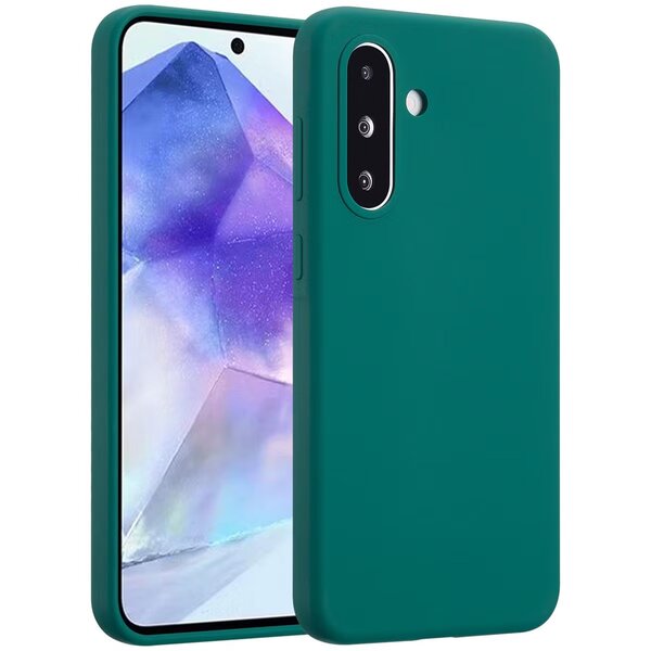 Accezz - Liquid Silicone Backcover voor Samsung Galaxy A36 / A56 - Forest Green