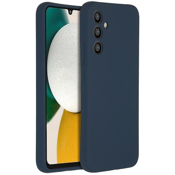 Accezz - Liquid Silicone Backcover voor Samsung Galaxy A34 (5G) - Dark Blue