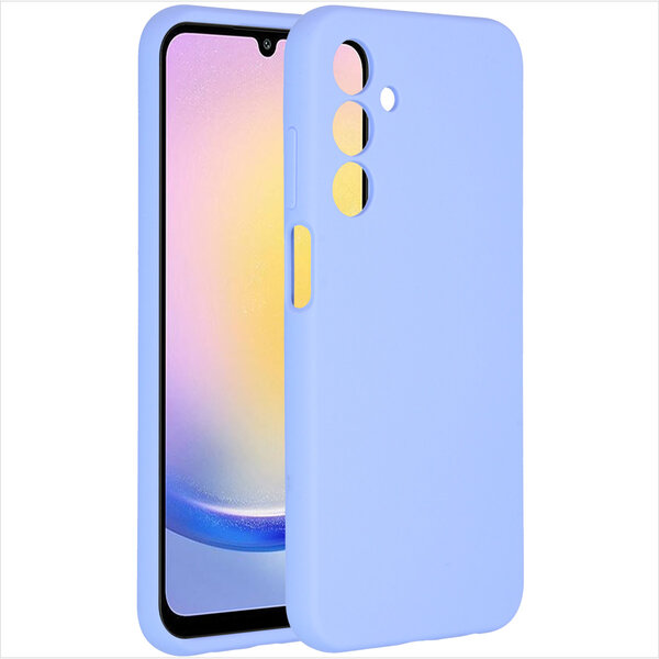 Accezz - Liquid Silicone Backcover voor Samsung Galaxy A25 (5G) - Purple