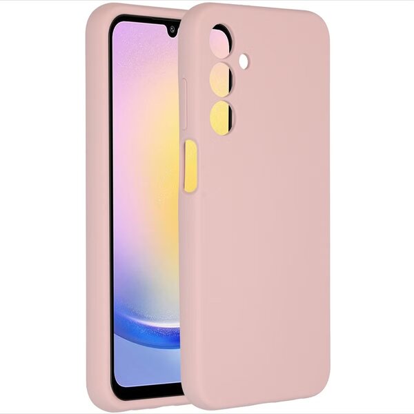 Accezz - Liquid Silicone Backcover voor Samsung Galaxy A25 (5G) - Pink